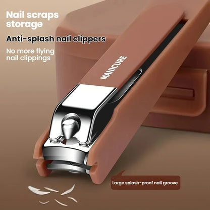 Achieve Salon-Quality Nails with Stainless Steel Manicure & Nail Care Kit!