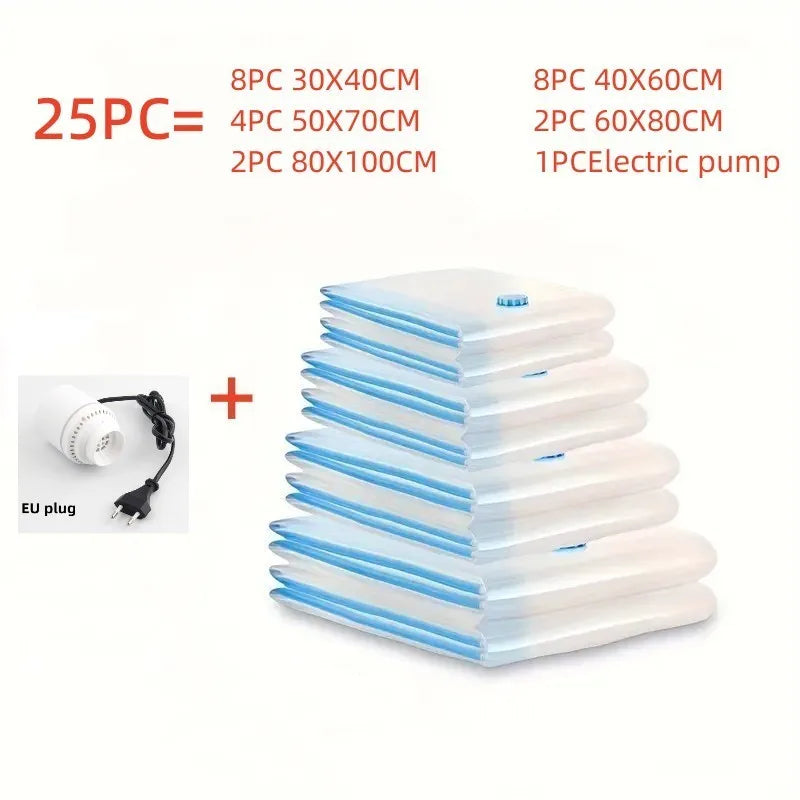 Master space alchemy with this Electric Mini Vacuum Sealer Pump Organizer. Handheld powerhouse compresses travel bags, clothes, and food savers, reclaiming 80% volume instantly.