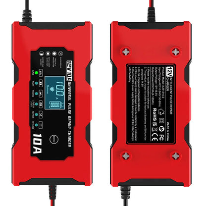 Revive Your Car Battery with 12V 10A Pulse Repair Charger!