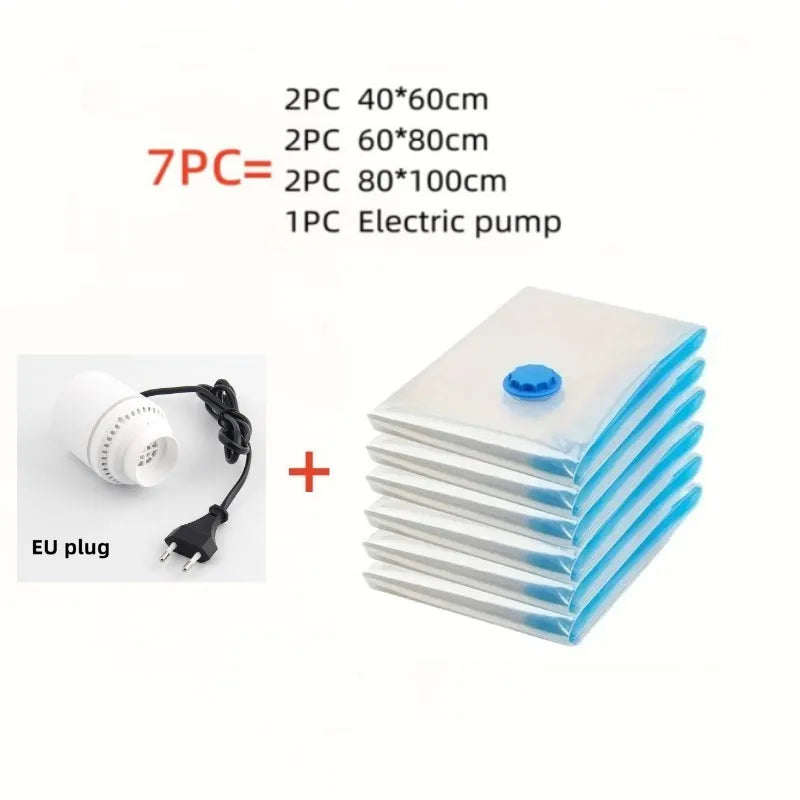 Master space alchemy with this Electric Mini Vacuum Sealer Pump Organizer. Handheld powerhouse compresses travel bags, clothes, and food savers, reclaiming 80% volume instantly.