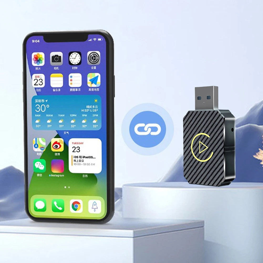 Go Wireless with Smart CarPlay Android Auto AI Box Adapter!