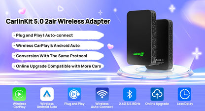 Upgrade to Wireless with CarlinKit CarPlay Dongle AI Box!