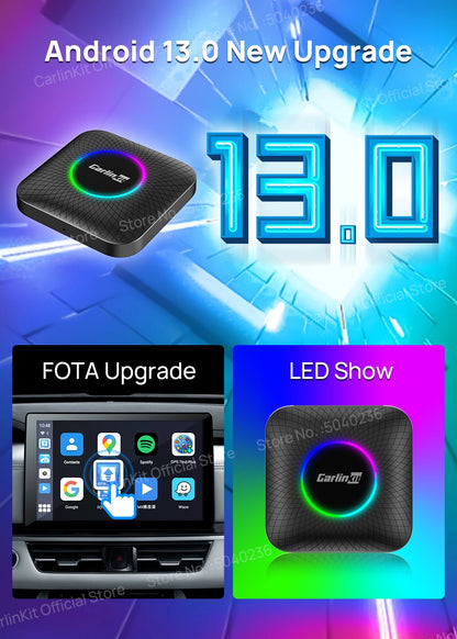 Discover the CarlinKit CarPlay AI Box Android 13 QCM6225!