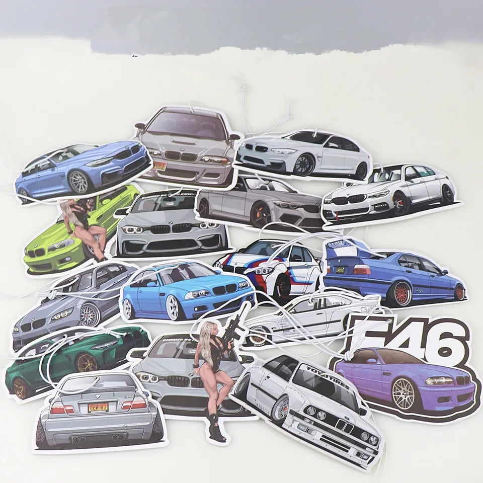 Elevate Your BMW Drive with BMW-Themed Perfume Pendant Air Freshener!