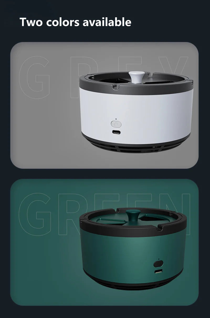 Clear the Air Instantly with Intelligent Car Air Purifier Ashtray!