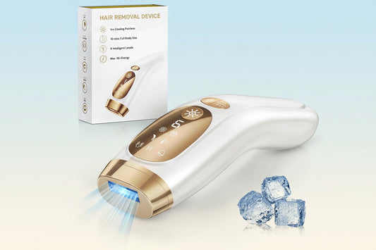 Achieve flawless, pain-free skin with the LYSMOK IPL Laser Hair Removal Device – advanced at-home epilator with ice cooling for women and men. Say goodbye to razors forever and hello to smooth results in weeks, right from your NovaZip beauty collection.