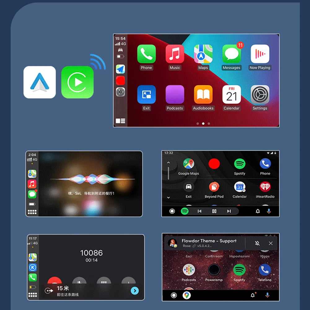 Go Wireless with Smart CarPlay Android Auto AI Box Adapter!