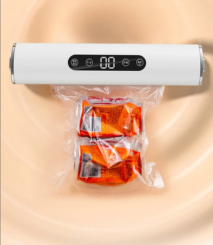 Preserve freshness like a pro with the New Vacuum Sealing Machine compact food sealer for kitchen products, meats, and plastic bags. This home appliance vacuums and seals instantly to lock in flavor and extend shelf life. Effortless storage for bulk buys.