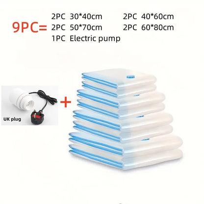 Master space alchemy with this Electric Mini Vacuum Sealer Pump Organizer. Handheld powerhouse compresses travel bags, clothes, and food savers, reclaiming 80% volume instantly.