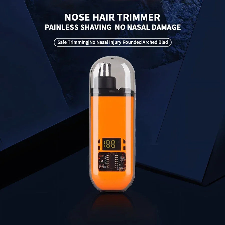 Groom Neatly with Rechargeable Nose Hair Trimmer for Men!