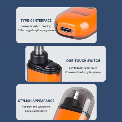 Groom Neatly with Rechargeable Nose Hair Trimmer for Men!