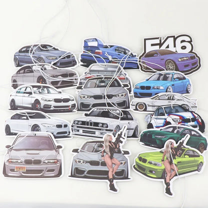 Elevate Your BMW Drive with BMW-Themed Perfume Pendant Air Freshener!