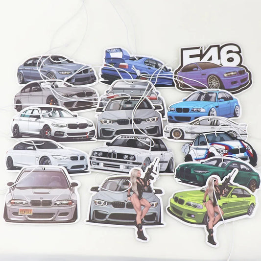 Elevate Your BMW Drive with BMW-Themed Perfume Pendant Air Freshener!