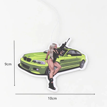 Elevate Your BMW Drive with BMW-Themed Perfume Pendant Air Freshener!