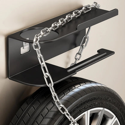 Elevate bathroom refinement with this No-Drill Toilet Paper Holder and Shelf. Wall-mounted organizer discreetly dispenses rolls while showcasing plants, toiletries, or accents.