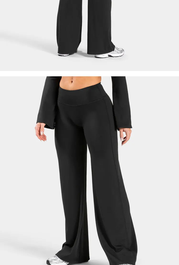 Ignite your workouts with these Booty Scrunch Straight Wide Leg Sweatpants women's gym yoga baggy training joggers, perfect for running, lunges, and sports. The scrunch booty effect delivers lift and style in a breezy wide-leg cut.
