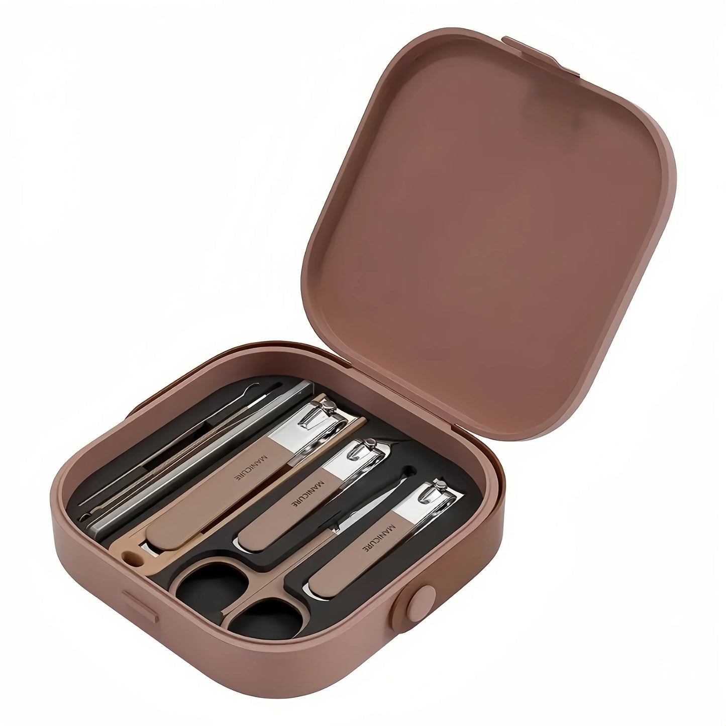 Achieve Salon-Quality Nails with Stainless Steel Manicure & Nail Care Kit!