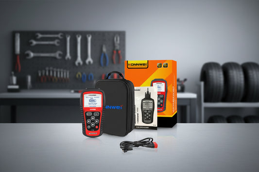 Take control of your vehicle's health with the 2026 KONNWEI KW808 Car Scanner – the essential tool for reading and clearing fault codes, turning off check engine lights, and more.