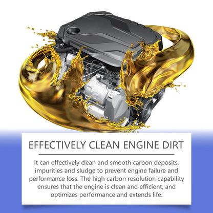 Restore Engine Power with Professional Carbon Anti-Wear Oil Additive!