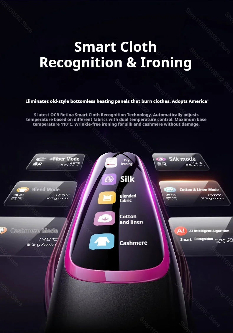 Say goodbye to ironing boards with the 2026 New Model Professional 1200W Garment Steamer – fast-heating portable powerhouse for wrinkle-free clothes on the go. ZHUYAN's RoHS/CE-certified iron from NovaZip keeps your wardrobe sharp effortlessly.