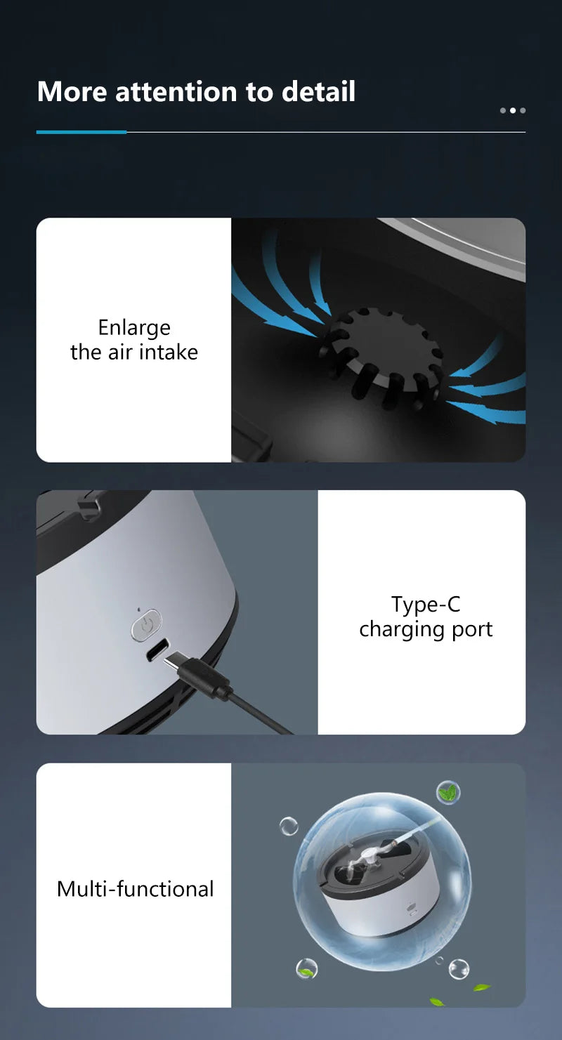 Clear the Air Instantly with Intelligent Car Air Purifier Ashtray!