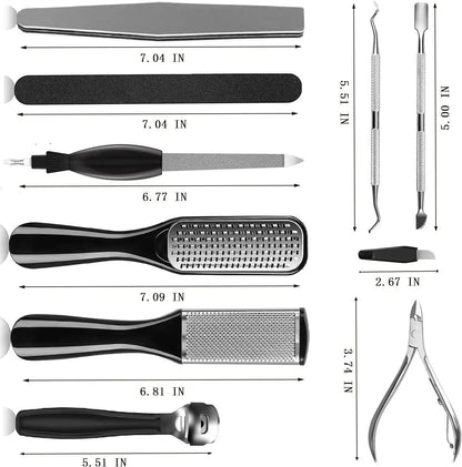 Get Salon-Smooth Feet with Professional Stainless Steel Pedicure Kit!