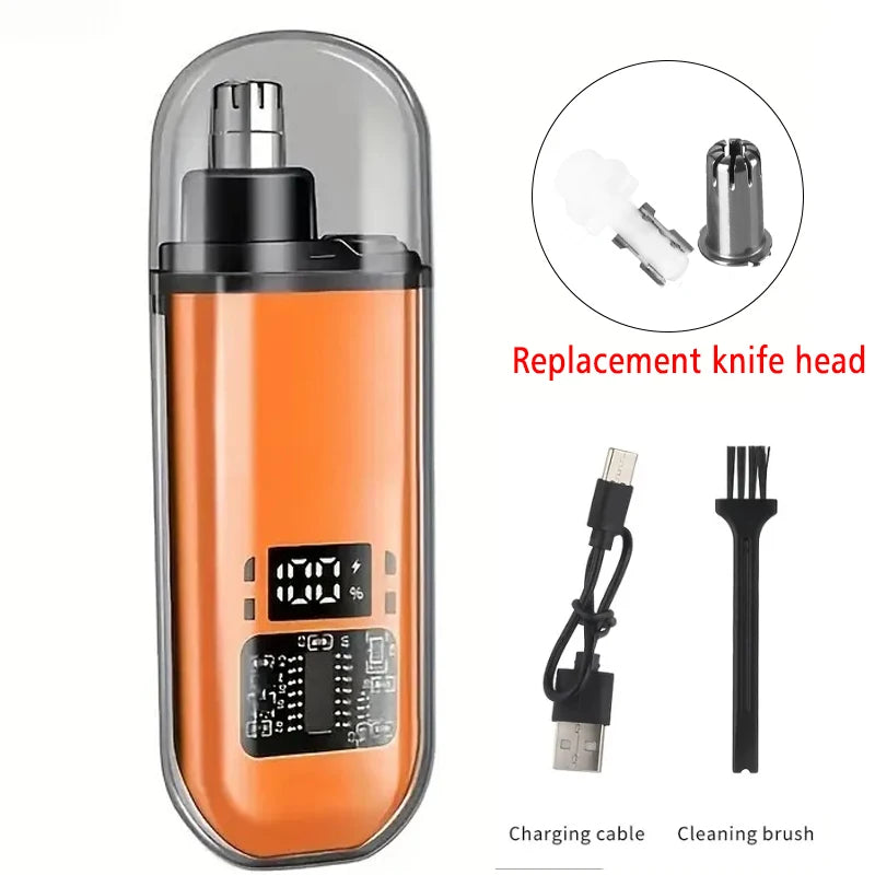 Groom Neatly with Rechargeable Nose Hair Trimmer for Men!