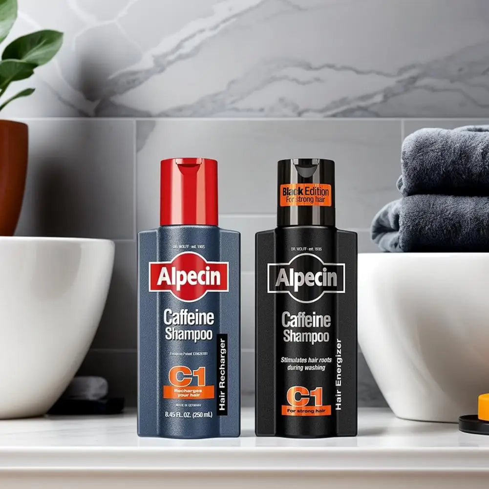 Revitalize Hair Roots with German Alpecin Caffeine Shampoo!