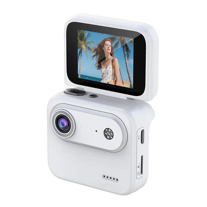 Capture epic adventures with the Mini Sports Camera 4K Ultra Vlog – flip clear screen, anti-shake tech, and 143° wide-angle lens for stunning student travel footage.