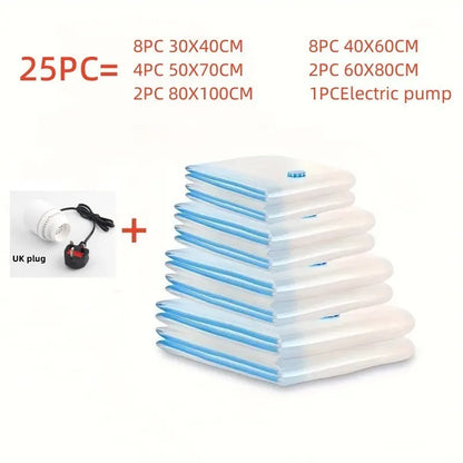 Master space alchemy with this Electric Mini Vacuum Sealer Pump Organizer. Handheld powerhouse compresses travel bags, clothes, and food savers, reclaiming 80% volume instantly.